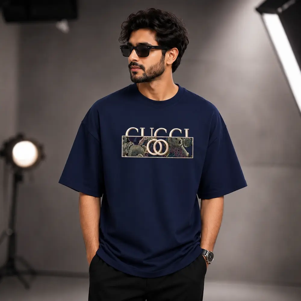 প্রিমিয়াম ড্রপ শোল্ডার টি-শার্ট GUCCI