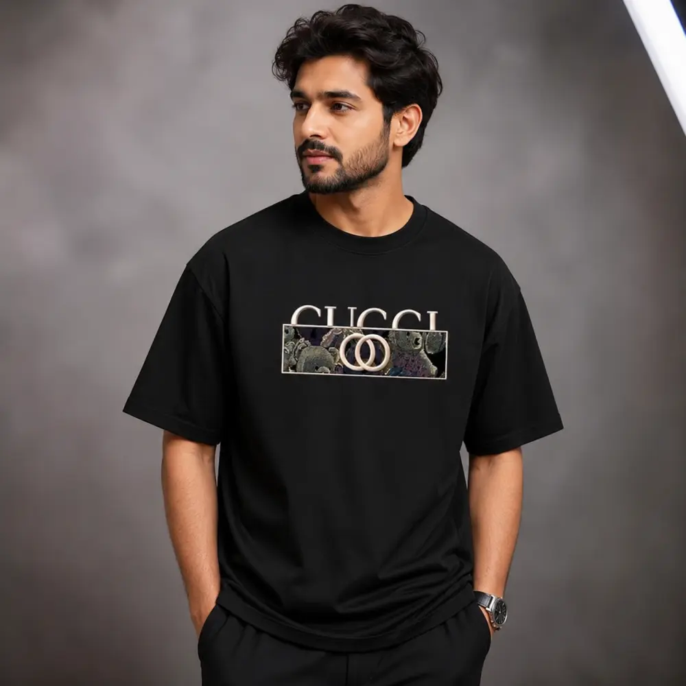 প্রিমিয়াম ড্রপ শোল্ডার টি-শার্ট GUCCI